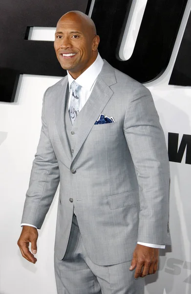 Dwayne Johnson Los Angeles Premiere Furious Held Tcl Chinese Theatre — Stock Photo, Image