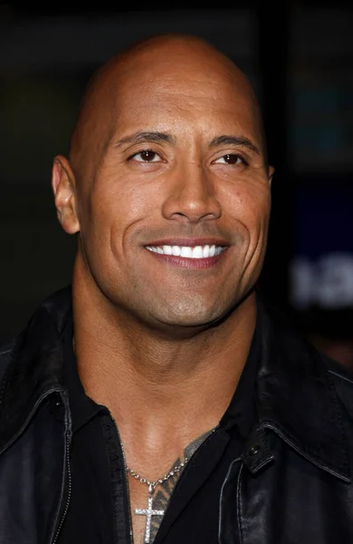 Dwayne Johnson Lors Première Los Angeles Faster Grauman Chinese Theater — Photo