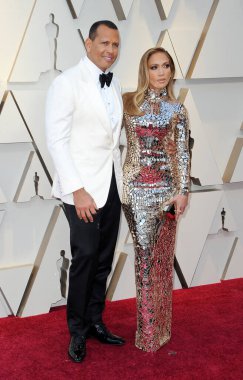 Hollywood ve Highland Los Angeles, ABD Alex Rodriguez ve Jennifer Lopez 91 yıllık Akademi Ödülleri'nde 24 Şubat 2019 düzenlenen.