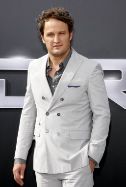 Jason Clarke, ABD 'nin Hollywood kentindeki Dolby Tiyatrosu' nda 28 Haziran 2015 'te düzenlenen Terminatör Genisys' in Los Angeles galasında.