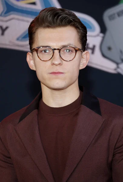 Tom Holland World Premiere Spider Man Far Home Held Tcl — Stock Photo, Image