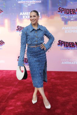 Allison Holker, 30 Mayıs 2023 'te ABD' nin Westwood kentindeki Regency Village Theater 'da düzenlenen Örümcek Adam' ın galasında.