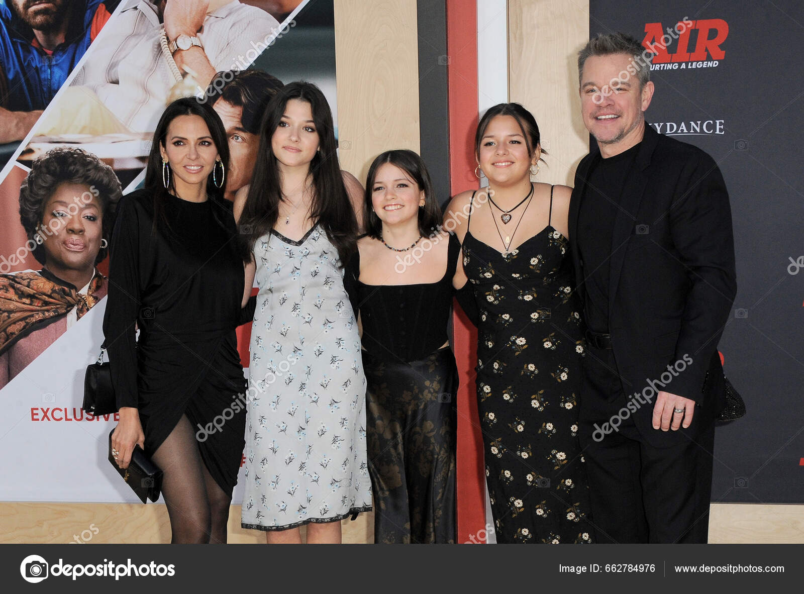 Luciana Barroso Alexia Barroso Stella Damon Isabella Damon Matt Damon