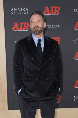 Ben Affleck, 27 Mart 2023 'te ABD' nin Westwood kentindeki Regency Village Theatre 'da düzenlenen Amazon Stüdyoları' nın dünya prömiyerinde.
