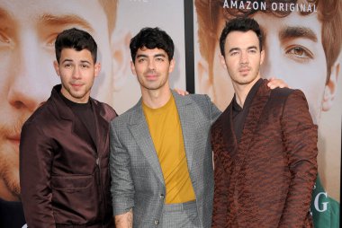 Kevin Jonas, Joe Jonas ve Nick Jonas, Amazon Prime Video'nun 'Chasing Happiness' adlı filminin galasında Westwood, ABD'deki Regency Bruin Tiyatrosu'nda 3 Haziran 2019'da yapıldı..
