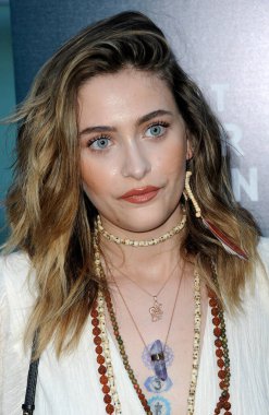Paris Jackson, 1 Ağustos 2019 'da ABD' nin Hollywood kentindeki ArcLight Sinemasında düzenlenen 'Fıstık Ezmesi Şahini' nin Los Angeles galasında.