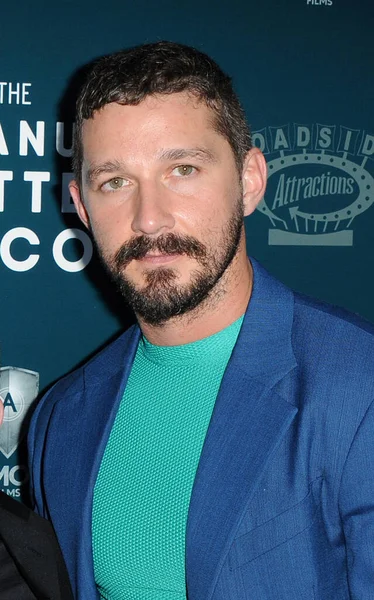 stock image Shia LaBeouf at the Los Angeles premiere of 'The Peanut Butter Falcon' held at the ArcLight Cinemas in Hollywood, USA on August 1, 2019.