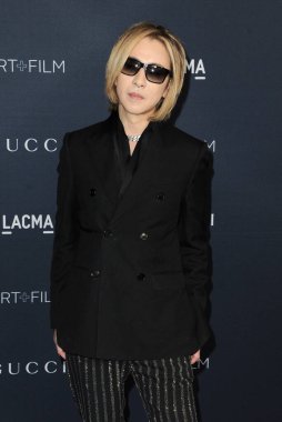 Yoshiki LACMA Sanat + Film Galasında 5 Kasım 2022 'de ABD' nin Los Angeles İlçe Sanat Müzesi 'nde düzenlenen Gucci tarafından sunuldu..
