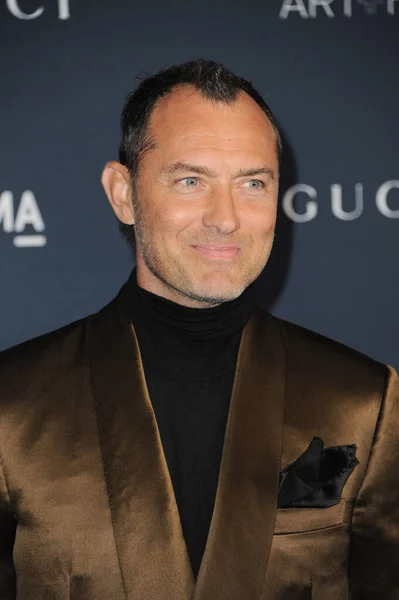 Jude Law Lacma Art Film Gala Presented Gucci Held Los — Stock Photo, Image