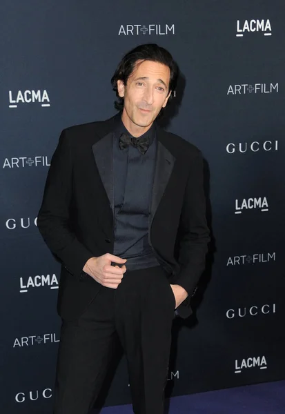 Adrien Brody Lacma Art Film Gala Presented Gucci Held Los — Stock Photo, Image