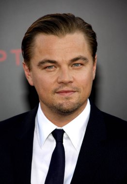 Leonardo DiCaprio, 13 Temmuz 2010 'da ABD' nin Hollywood kentindeki Grauman 'ın Çin Tiyatrosu' nda düzenlenen Los Angeles Inception 'ın galasında.