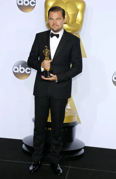 Leonardo Dicaprio 88Th Annual Academy Awards Sala Imprensa Realizada Loews — Fotografia de Stock