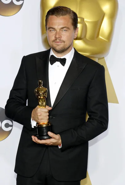 Leonardo Dicaprio Los 88º Premios Anuales Academia Sala Prensa Celebrada — Foto de Stock