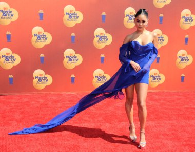 Vanessa Hudgens, 6 Haziran 2022 'de ABD' nin Santa Monica kentindeki Barker Hangar 'da düzenlenen MTV Film Ödülleri' nde.