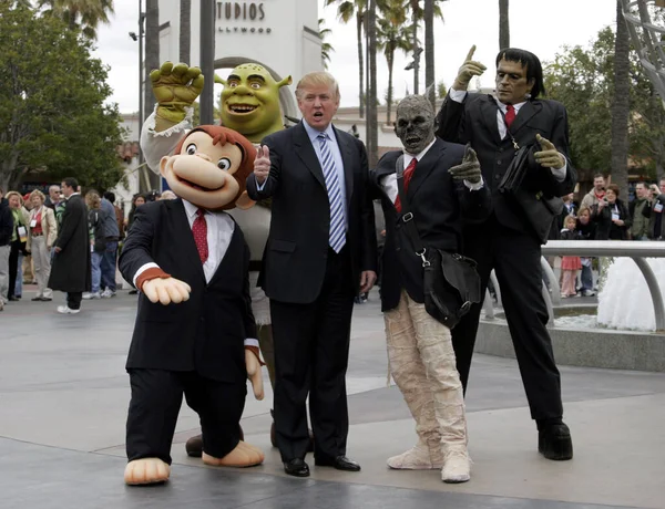 Donald Trump Beim Casting Für Die Sechste Staffel Von Apprentice — Stockfoto