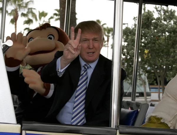 Дональд Трамп Кастинге Шестого Сезона Ученика Проходившем Universal Studios Hollywood — стоковое фото