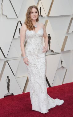 24 Şubat 2019 Hollywood ve Highland Los Angeles, ABD Amy Adams 91 yıllık Akademi Ödülleri'nde düzenlenen.