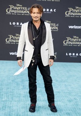 Johnny Depp, 18 Mayıs 2017 'de ABD' nin Hollywood şehrindeki Dolby Tiyatrosu 'nda düzenlenen 