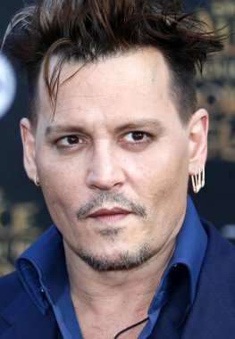 Johnny Depp at the Los Angeles premiere of 'Alice Through The Looking Glass' held at the El Capitan Theater in Hollywood, USA on May 23, 2016.