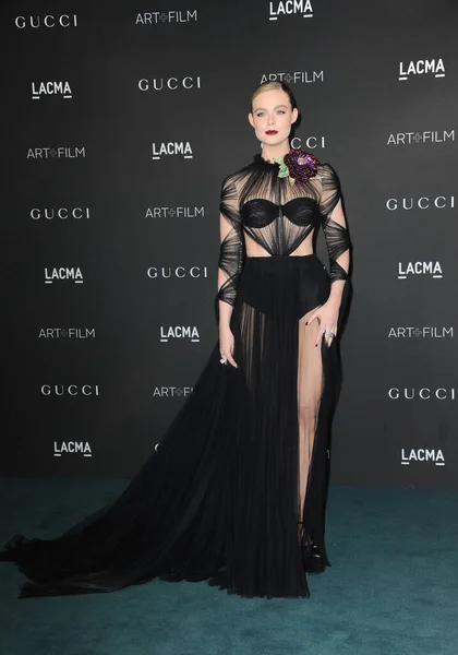 Elle Fanning 10Th Annual Lacma Art Film Gala Presented Gucci — Stock Photo, Image
