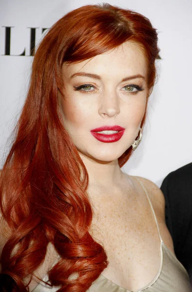 Lindsay Lohan Los Angeles Premiere Liz Dick Held Beverly Hills — Foto Stock