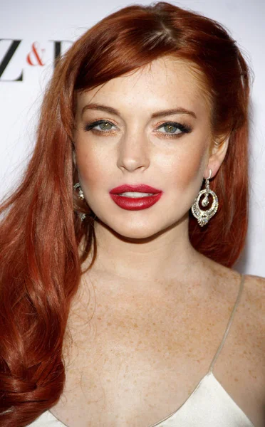Lindsay Lohan Los Angeles Premiere Liz Dick Held Beverly Hills — Zdjęcie stockowe