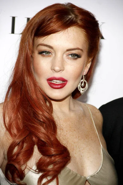 Lindsay Lohan Los Angeles Premiere Liz Dick Held Beverly Hills — Stockfoto