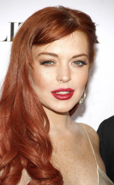 Lindsay Lohan Los Angeles Premiere Liz Dick Held Beverly Hills — Stock Photo, Image