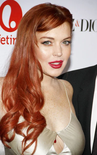 Lindsay Lohan Los Angeles Premiere Liz Dick Held Beverly Hills — стоковое фото