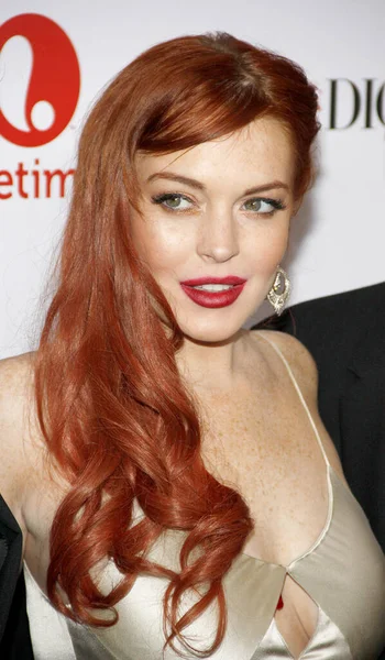Lindsay Lohan Los Angeles Premiere Liz Dick Held Beverly Hills — стокове фото