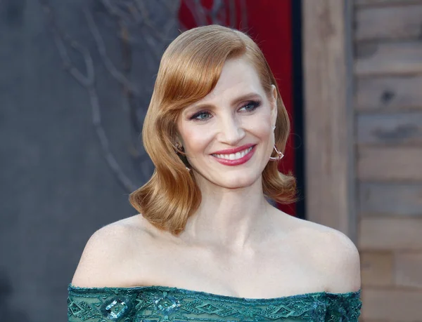 Jessica Chastain 26 Ağustos 2019'da Abd'nin Westwood kentindeki Regency Village Tiyatrosu'nda düzenlenen 'It Chapter Two'nun Los Angeles galasında.