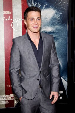 Colton Haynes, AFI FEST 2011 Açılış Gecesi Dünya Galası 'J. Edgar, 3 Kasım 2011 'de Hollywood, ABD' deki Grauman 'ın Çin Tiyatrosu' nda düzenlendi.
