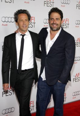 Brian Grazer ve Brett Ratner, AFI FEST 2011 Açılış Gecesi Dünya Galası 'nda. Edgar, 3 Kasım 2011 'de Hollywood, ABD' deki Grauman 'ın Çin Tiyatrosu' nda düzenlendi.