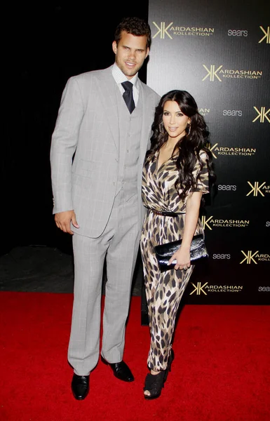 Kris Humphries Und Kim Kardashian Bei Der Kardashian Kollection Launch — Stockfoto