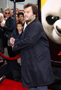 Jack Black, 22 Mayıs 2011 'de ABD' nin Hollywood şehrindeki Grauman 'ın Çin Tiyatrosu' nda düzenlenen 'Kung Fu Panda 2' nin Los Angeles galasında.