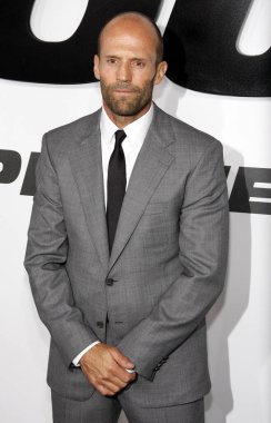 Jason Statham, 1 Nisan 2015 'te ABD' nin Hollywood kentindeki TCL Çin Tiyatrosu 'nda düzenlenen' Furious 7 'nin dünya prömiyerinde.