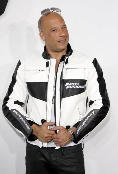 Vin Diesel Nisan 2015 Abd Nin Hollywood Kentindeki Tcl Çin — Stok fotoğraf