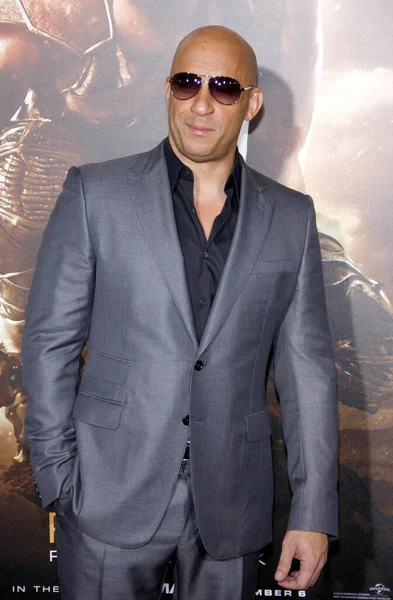 Vin Diesel Riddick Los Angeles Premierjén Melyet 2013 Augusztus Tartottak — Stock Fotó