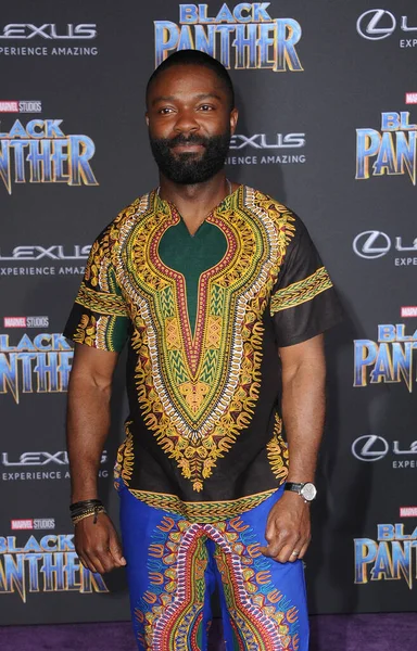 David Oyelowo Wereldpremière Van Marvel Black Panther Het Capitan Theatre — Stockfoto