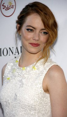 Emma Stone, 9 Temmuz 2015 'te ABD' nin Beverly Hills kentindeki WGA Tiyatrosu 'nda düzenlenen 