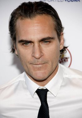 Joaquin Phoenix, 9 Temmuz 2015 'te ABD' nin Beverly Hills kentindeki WGA Tiyatrosu 'nda düzenlenen' Irrational Man 'in dünya prömiyerinde.