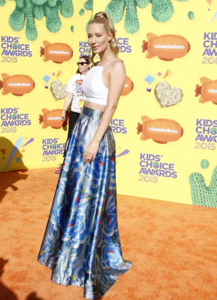 Iggy Azalea Het 2015 Nickelodeon Kids Choice Awards Gehouden Het — Stockfoto