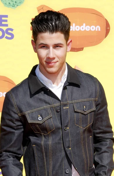 Nick Jonas Předávání Cen Nickelodeon Kids Choice Awards 2015 Které — Stock fotografie