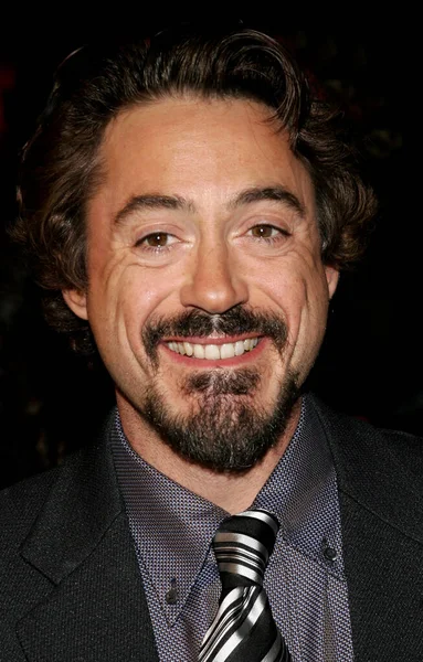 Robert Downey Estréia Los Angeles Kiss Kiss Bang Bang Realizada — Fotografia de Stock