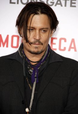 Johnny Depp, 21 Ocak 2015 tarihinde Hollywood, ABD 'deki TCL Çin Tiyatrosu' nda düzenlenen 'Mortdecai' nin dünya prömiyerinde.