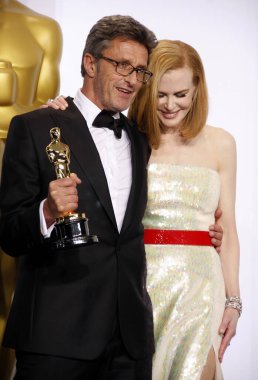 Pawel Pawlikowski ve Nicole Kidman, 22 Şubat 2015 tarihinde Los Angeles 'taki Loews Hollywood Oteli' nde düzenlenen 87..  