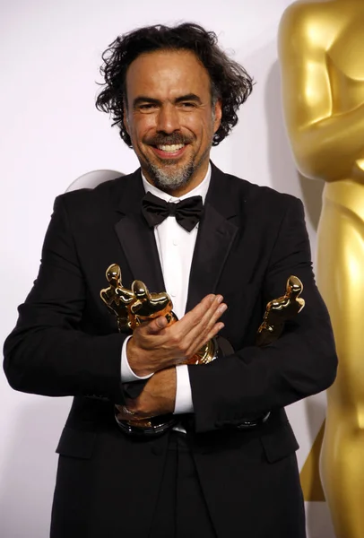 stock image Alejandro Gonzalez Inarritu at the 87th Annual Academy Awards - Press Room held at the Loews Hollywood Hotel  in Los Angeles on Sunday February 22, 2015.  