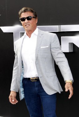 Sylvester Stallone at the Los Angeles premiere of 'Terminator Genisys' held at the Dolby Theatre in Hollywood, USA on June 28, 2015.  