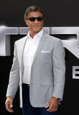Sylvester Stallone at the Los Angeles premiere of 'Terminator Genisys' held at the Dolby Theatre in Hollywood, USA on June 28, 2015.  