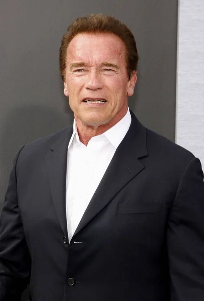 Arnold Schwarzenegger Premiéře Terminator Genisys Los Angeles Která Konala Června — Stock fotografie